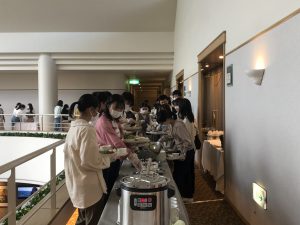 1256組 夕食バイキング