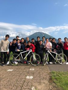 マウンテンバイク　バウムクーヘン作り　リバーカヤック