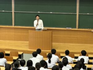 修学旅行結団式