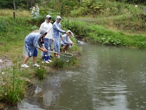 釣り堀の様子
