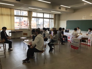 就職フェア For 定通 7 阪神昆陽 はんしんこや 高等学校 特別支援学校 校長ブログ