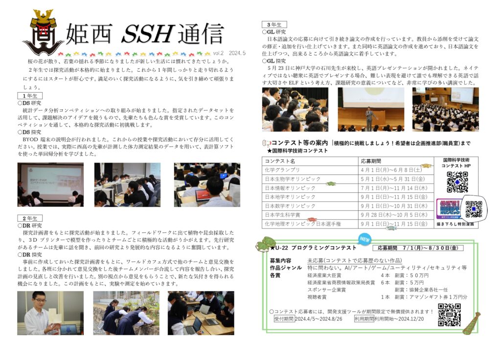 SSH通信 NO.2（2024年度）