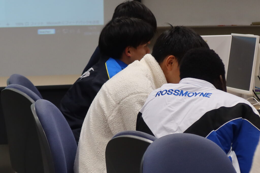 ロスモイン高校生徒来校