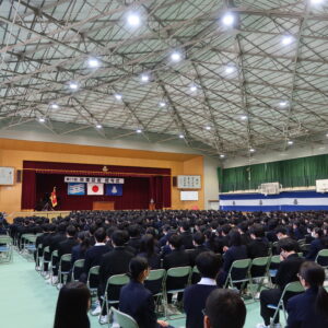 卒業証書授与式予行練習