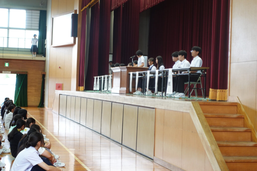 生徒会立会演説会