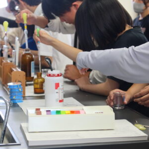 ［化学実験］合成繊維(ナイロン610、ビニロン)