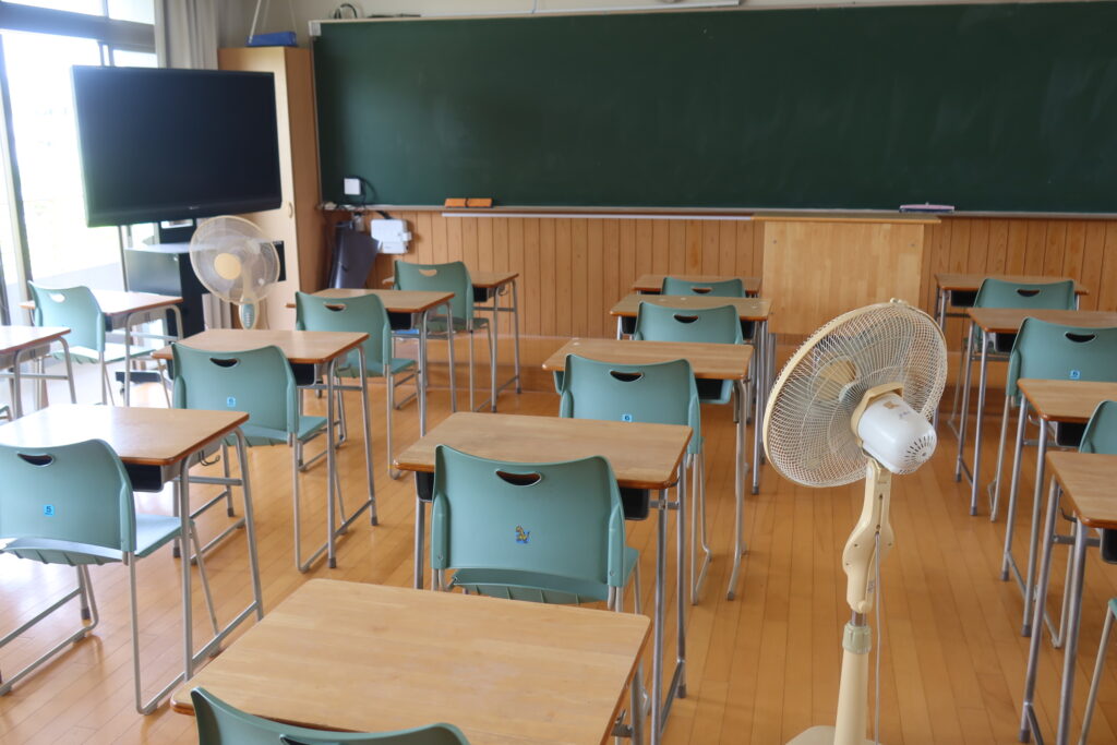 扇風機の設置