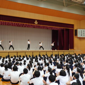 東西体育大会応援練習