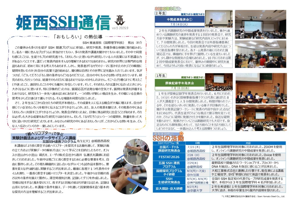 SSH通信 NO.５（2026年度）
