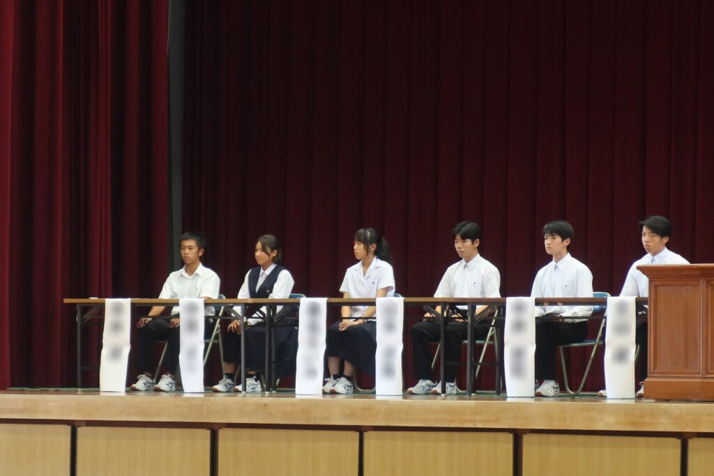 生徒会立会演説会