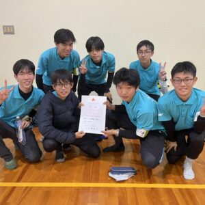 ワンダーフォーゲル部が秋季県大会（新人大会）で優勝