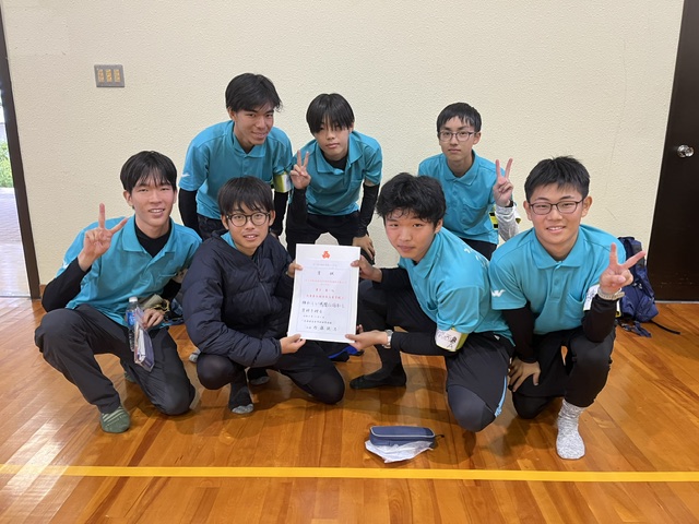 ワンダーフォーゲル部が秋季県大会（新人大会）で優勝