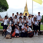 タイの寺院で