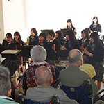 吹奏楽部介護施設訪問演奏