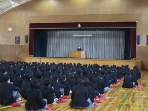 Read more about the article 3/23　３学期終業式を行いました