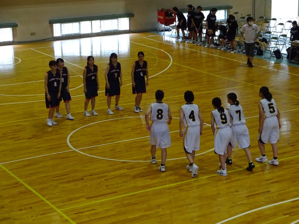 北高 校長室から 1 女バスケ １回戦勝利 県立神戸北高校 北高ブログ