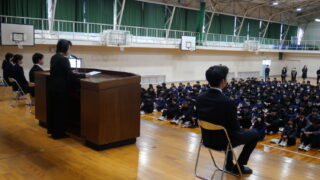 令和8年度 始業式・着任式・離任式・対面式が行われました