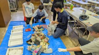 甲子園浜で海洋ごみを調査しました！～海の環境を自分たちの目で見て、考える～