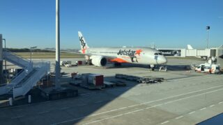 2日目朝　ブリスベン空港に到着しました