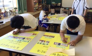 ７月５日＜　児童生徒会　新聞作り　＞