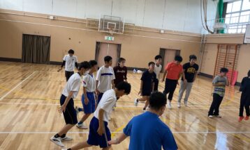 ＜高等部１年生　上スポ練習＞