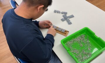 ＜高等部 １年生校内実習＞