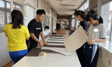 「9月19日<高等部3年 総合 創作祭小道具制作>」