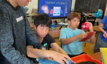 10月21日<高等部1年ひまわり特別支援学校との交流及び共同学習>