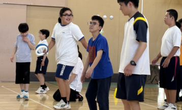 上野スポーツ大会　高等部１年　学年演技