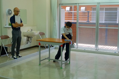 技能検定(ビルクリーニング) 兵庫県立和田山特別支援学校ブログ「なごみ」